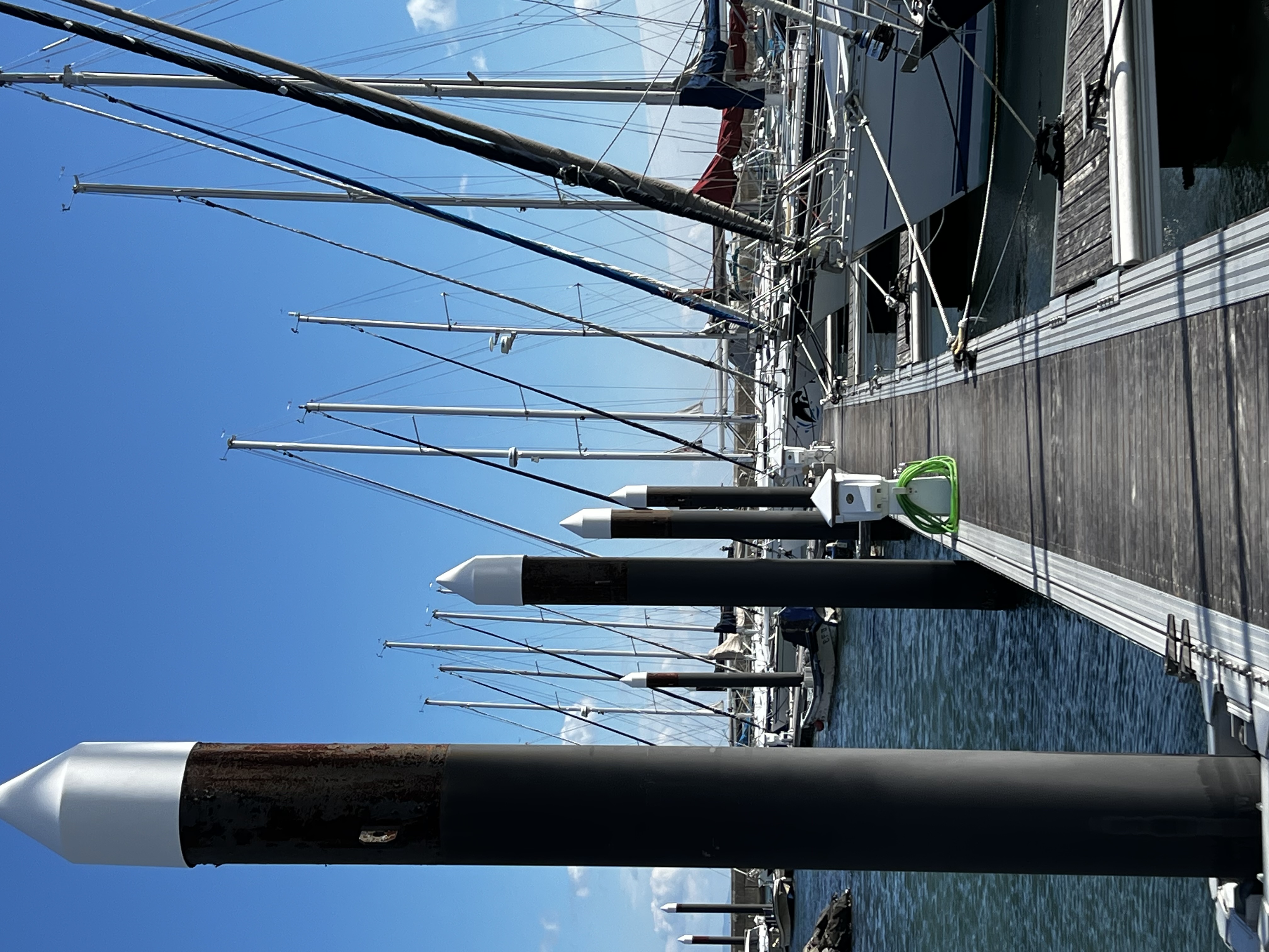 昼のポンツーン風景